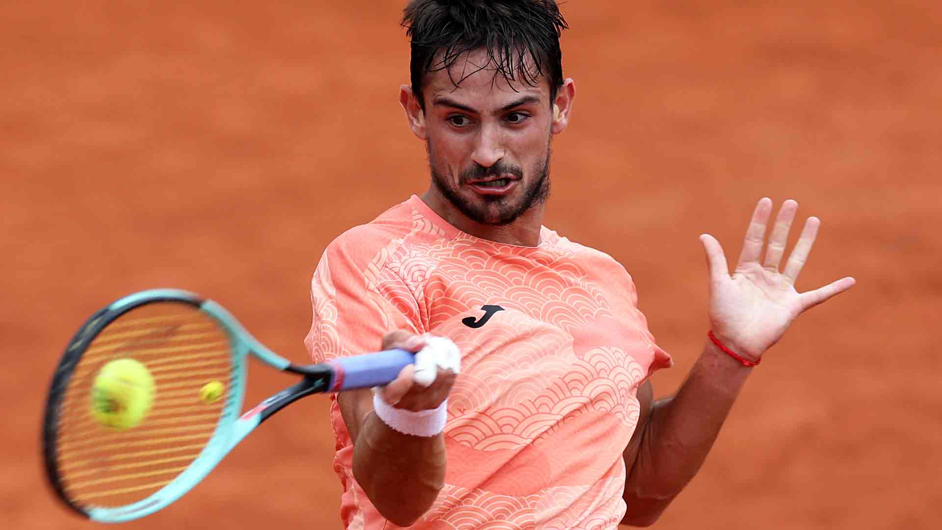 Mariano Navone disputó su primer partido en un Grand Slam el pasado año en Roland Garros.