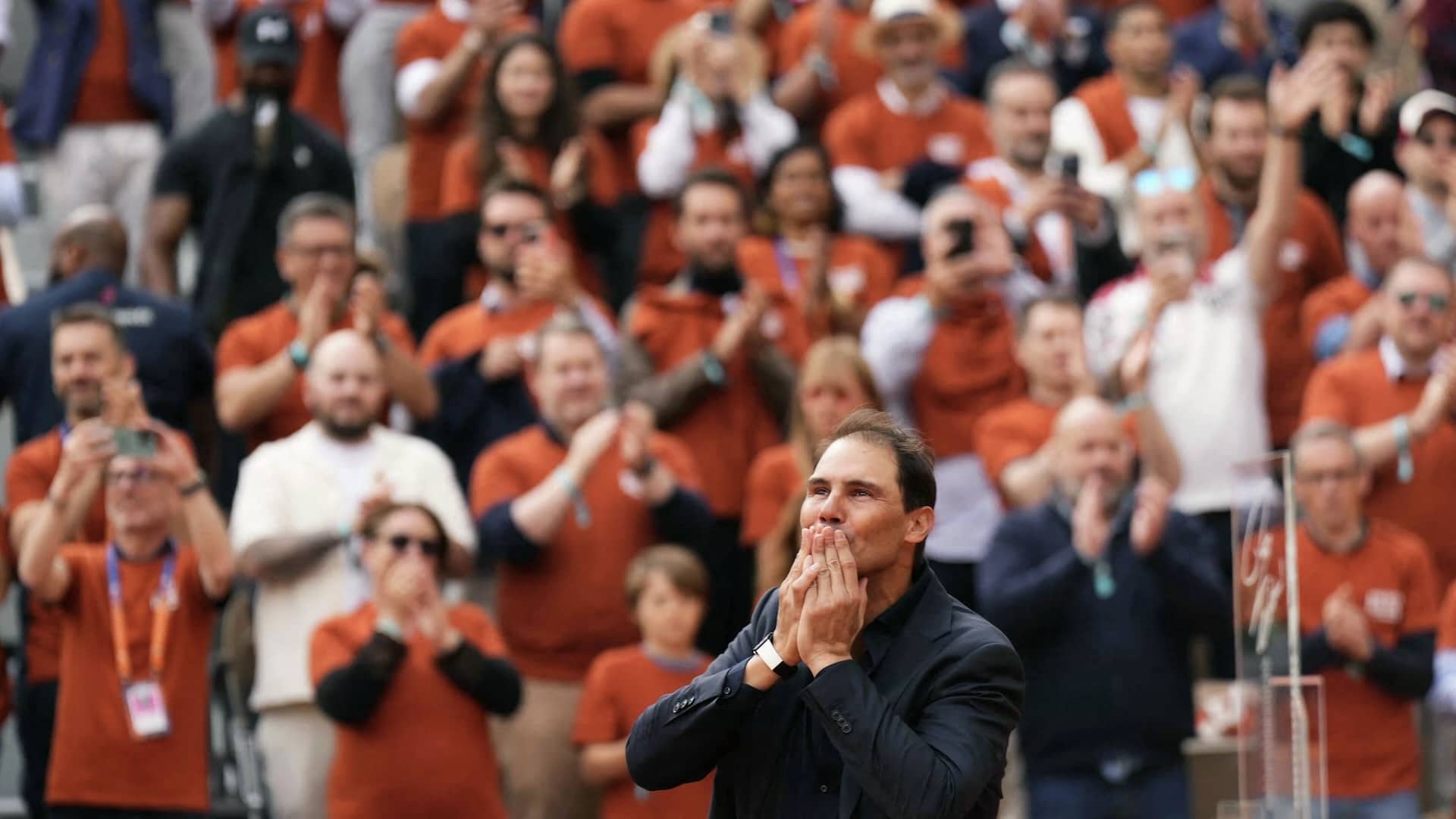 Rafael Nadal, el domingo en la Philippe Chatrier de Roland Garros.