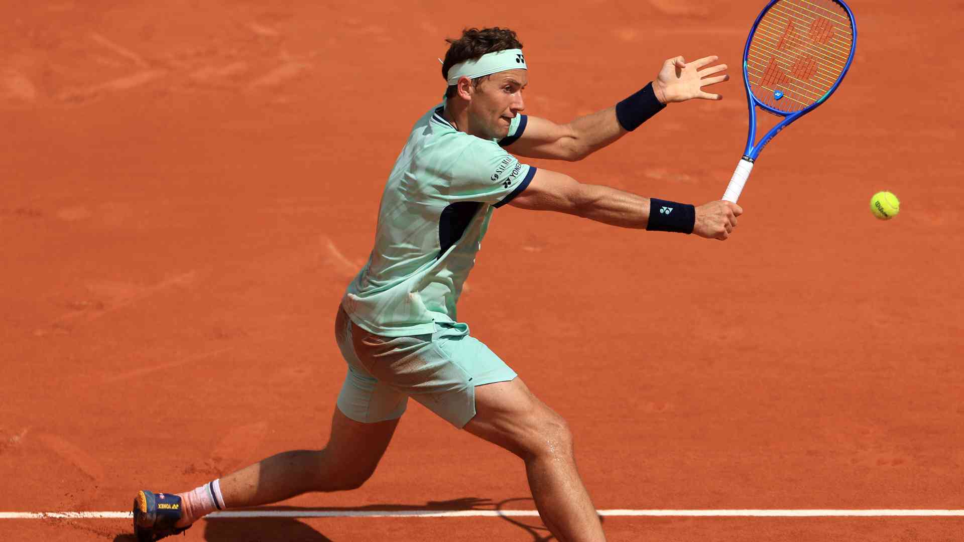 Two-time finalist Casper Ruud improves to 24-7 at Roland Garros. 
