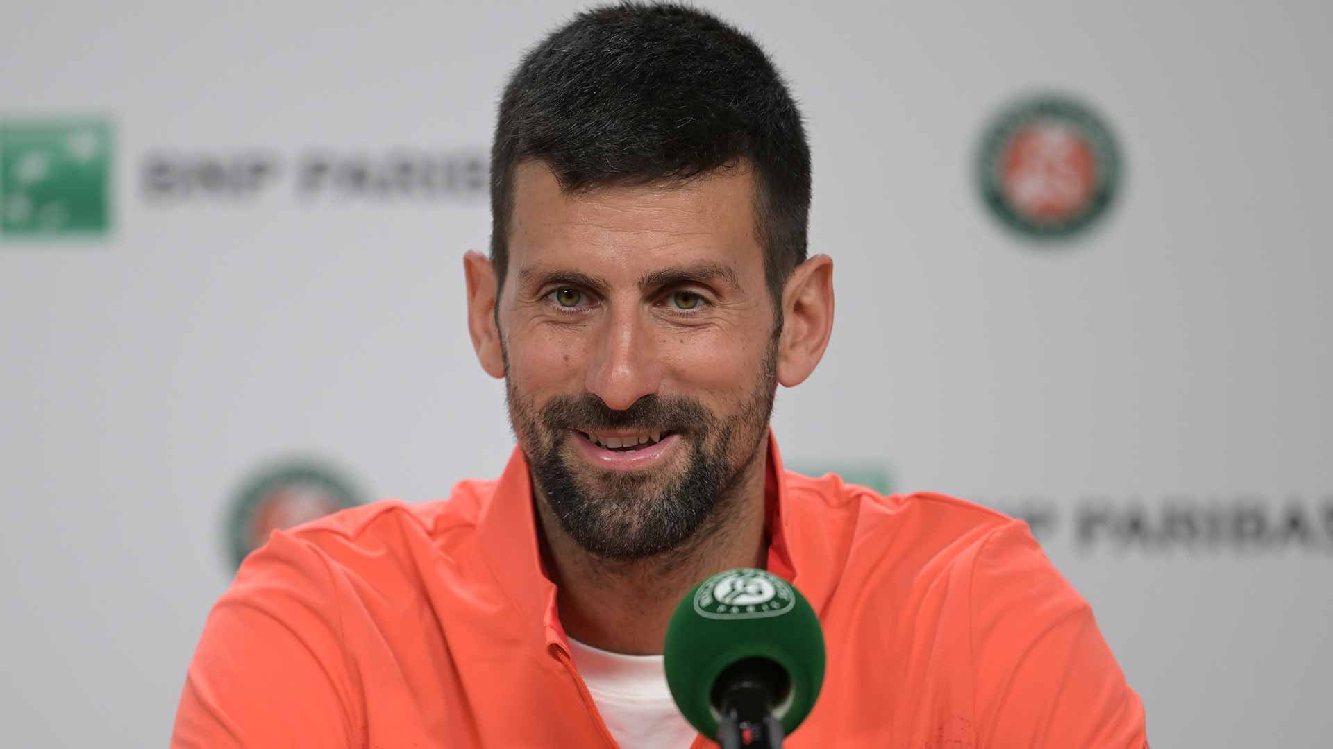 Novak Djokovic seeks a record-extending 25th Grand Slam men's singles title this fortnight at Roland Garros.