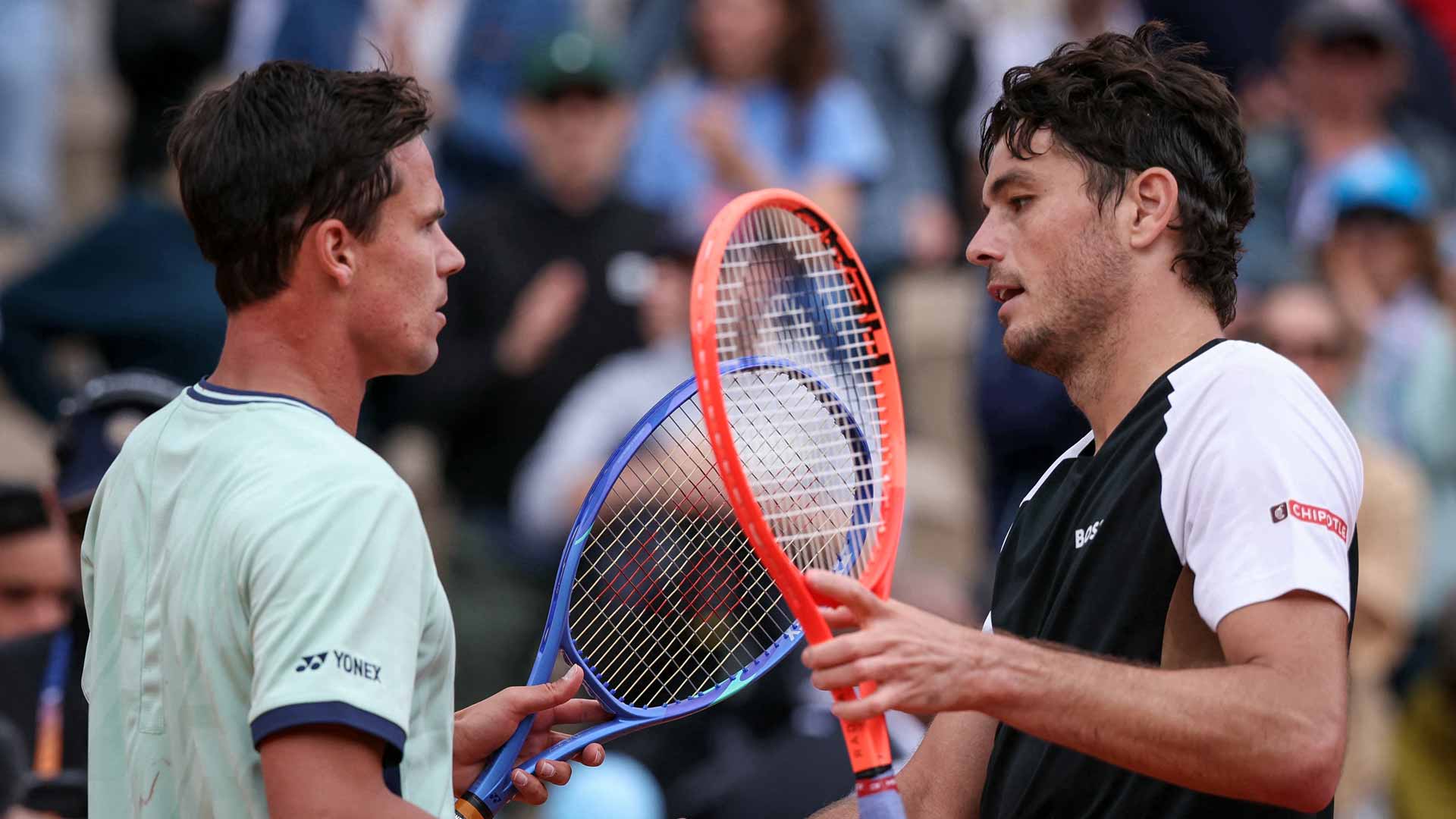 Taylor Fritz was competing in his ninth Roland Garros.