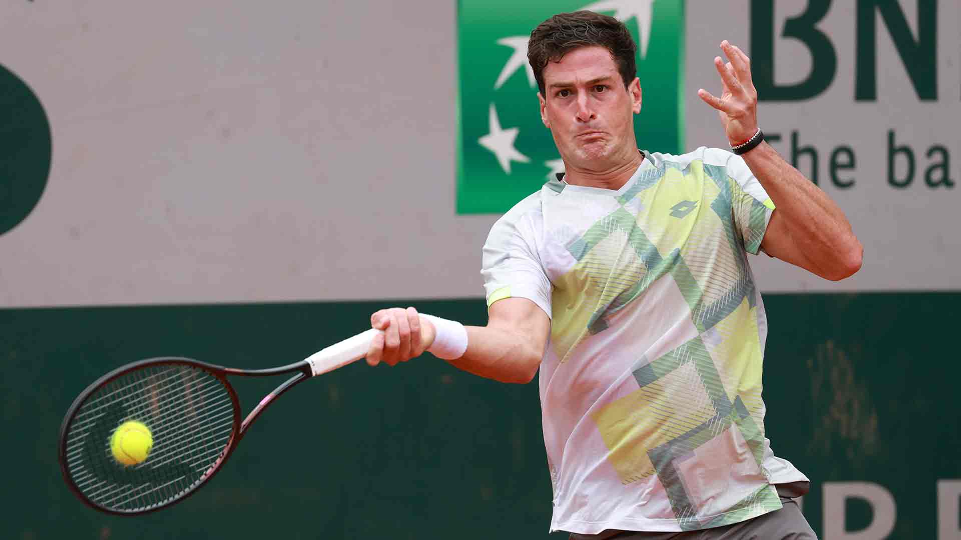 Federico Gómez, que entró como lucky loser, ya está en segunda ronda de Roland Garros.
