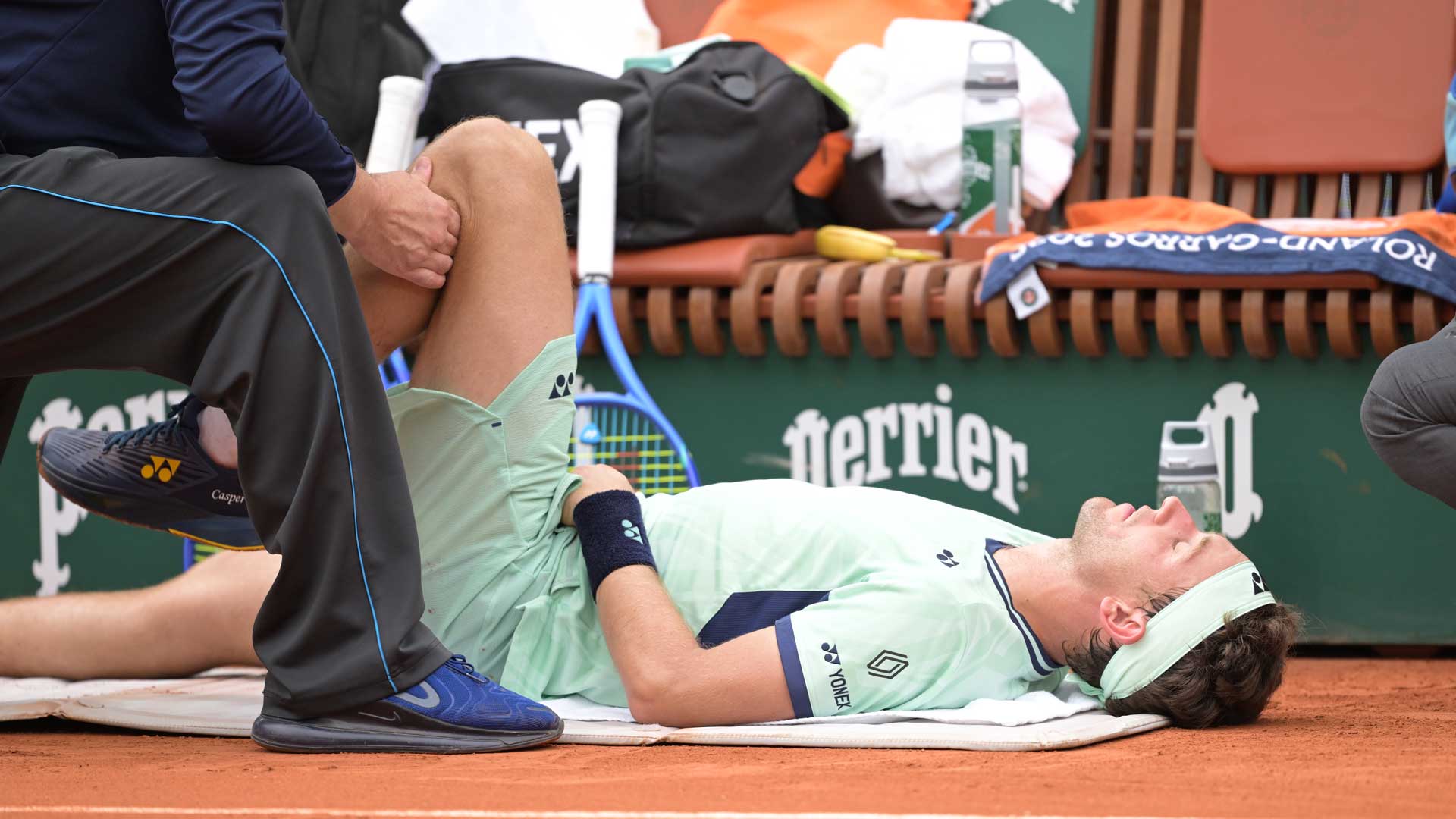 Injured Ruud falls to Borges at Roland Garros: 'Hopefully nothing serious'