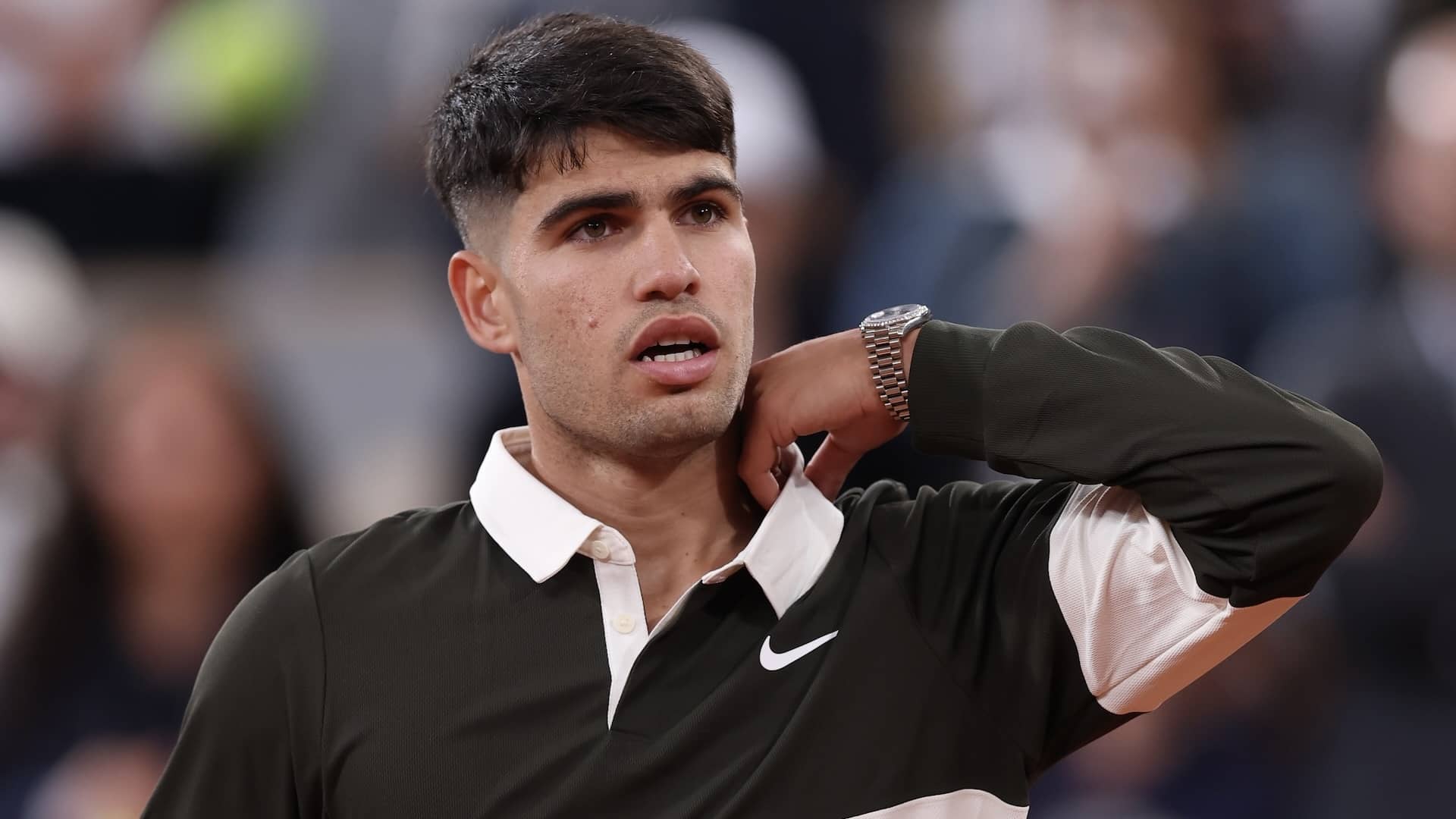 Carlos Alcaraz, tras pasara. la tercera ronda de Roland Garros.