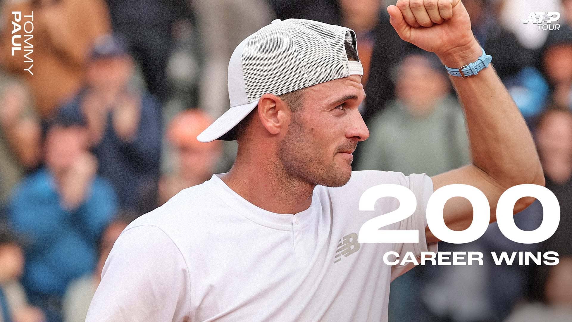 Tommy Paul records his 200th tour-level win to reach the fourth round at Roland Garros. 