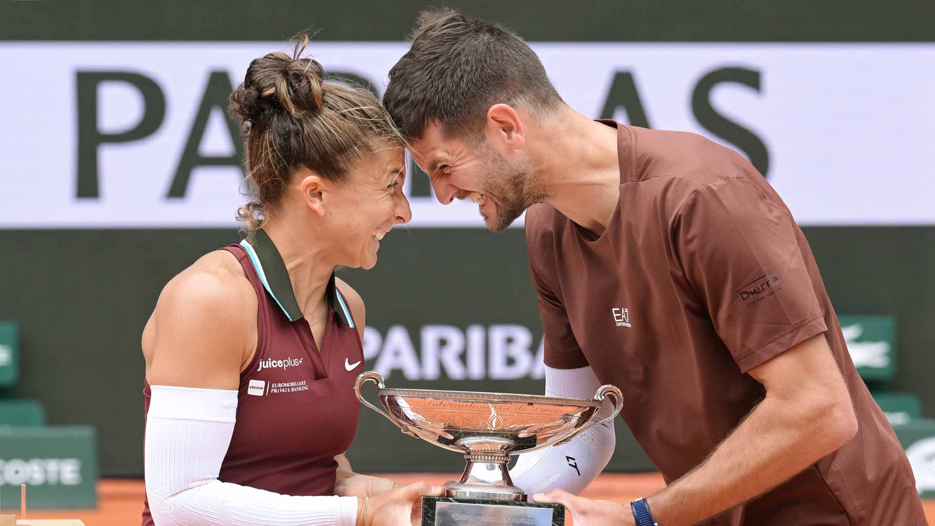 Errani/Vavassori complete perfect mixed doubles run at Roland Garros