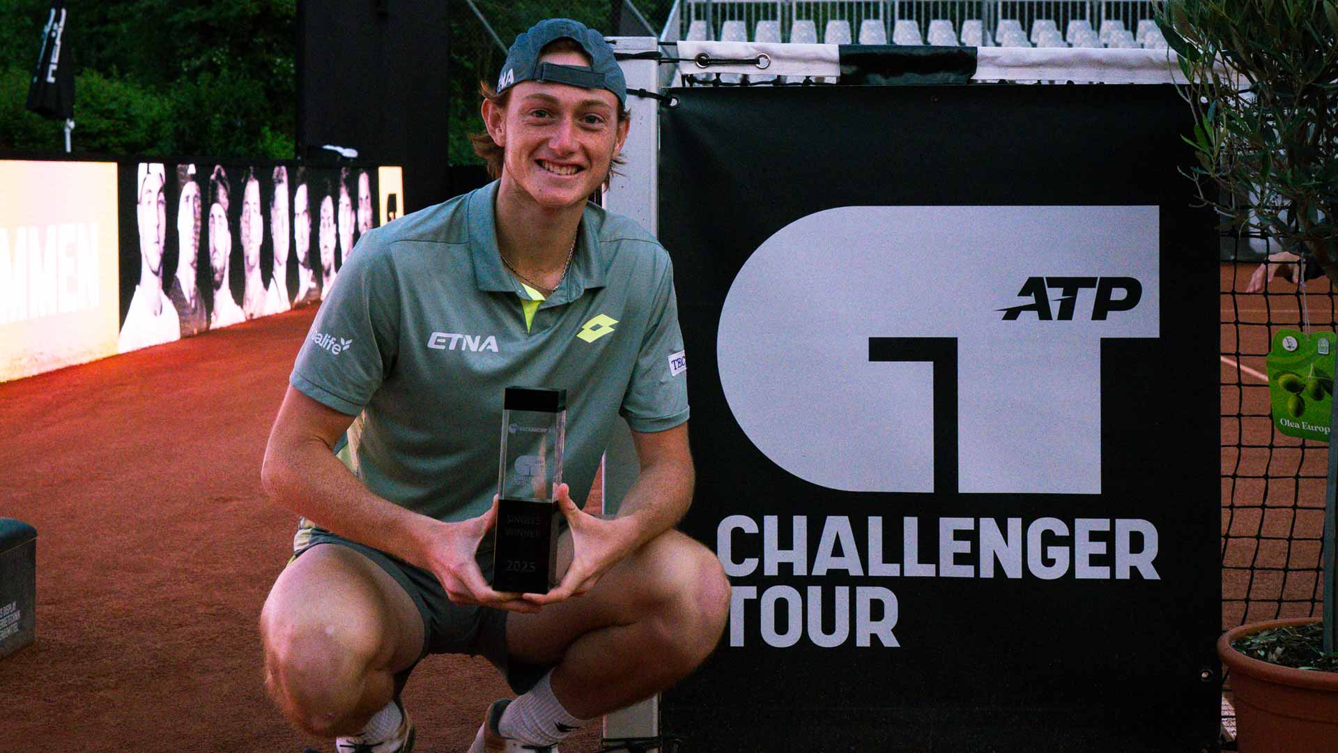 <a href='https://www.atptour.com/en/players/ignacio-buse/b0id/overview'>Ignacio Buse</a> triumphs in Heilbronn - Bad Rappenau, Germany.