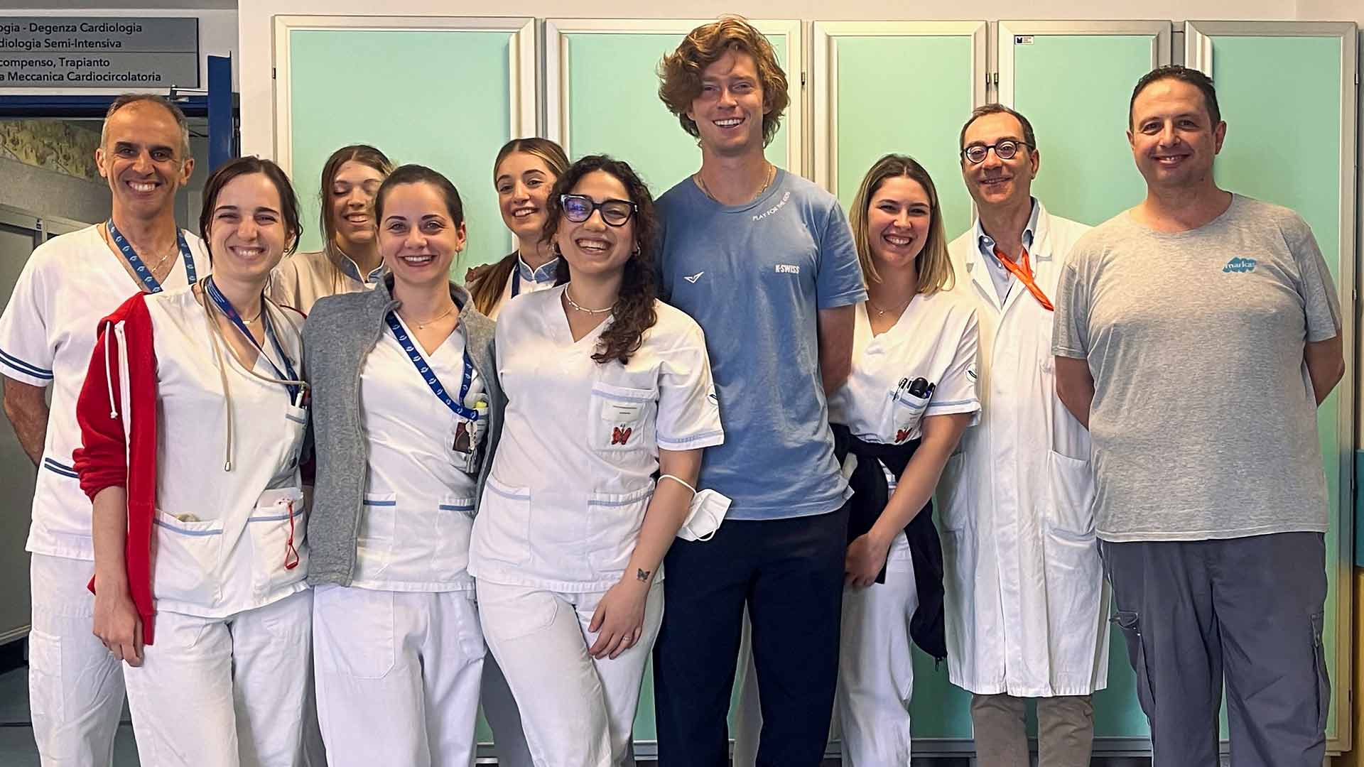 Rublev’s foundation partners with Bambino Gesu Children’s Hospital in Rome