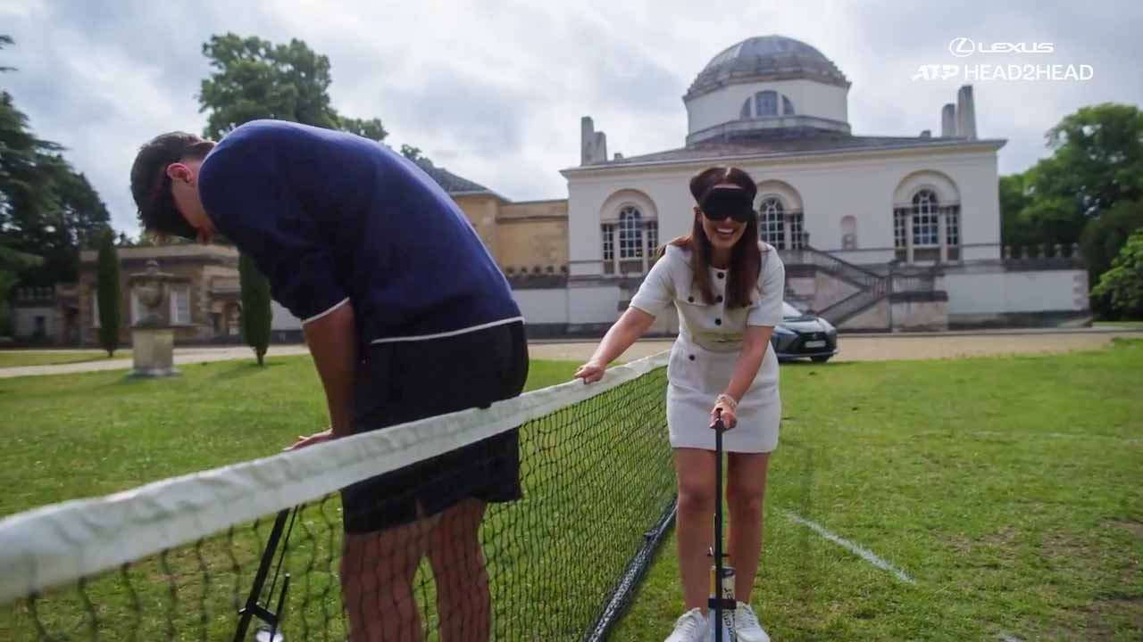 Mensik paints the lines (literally!) in Lexus ATP Head2Head Challenge