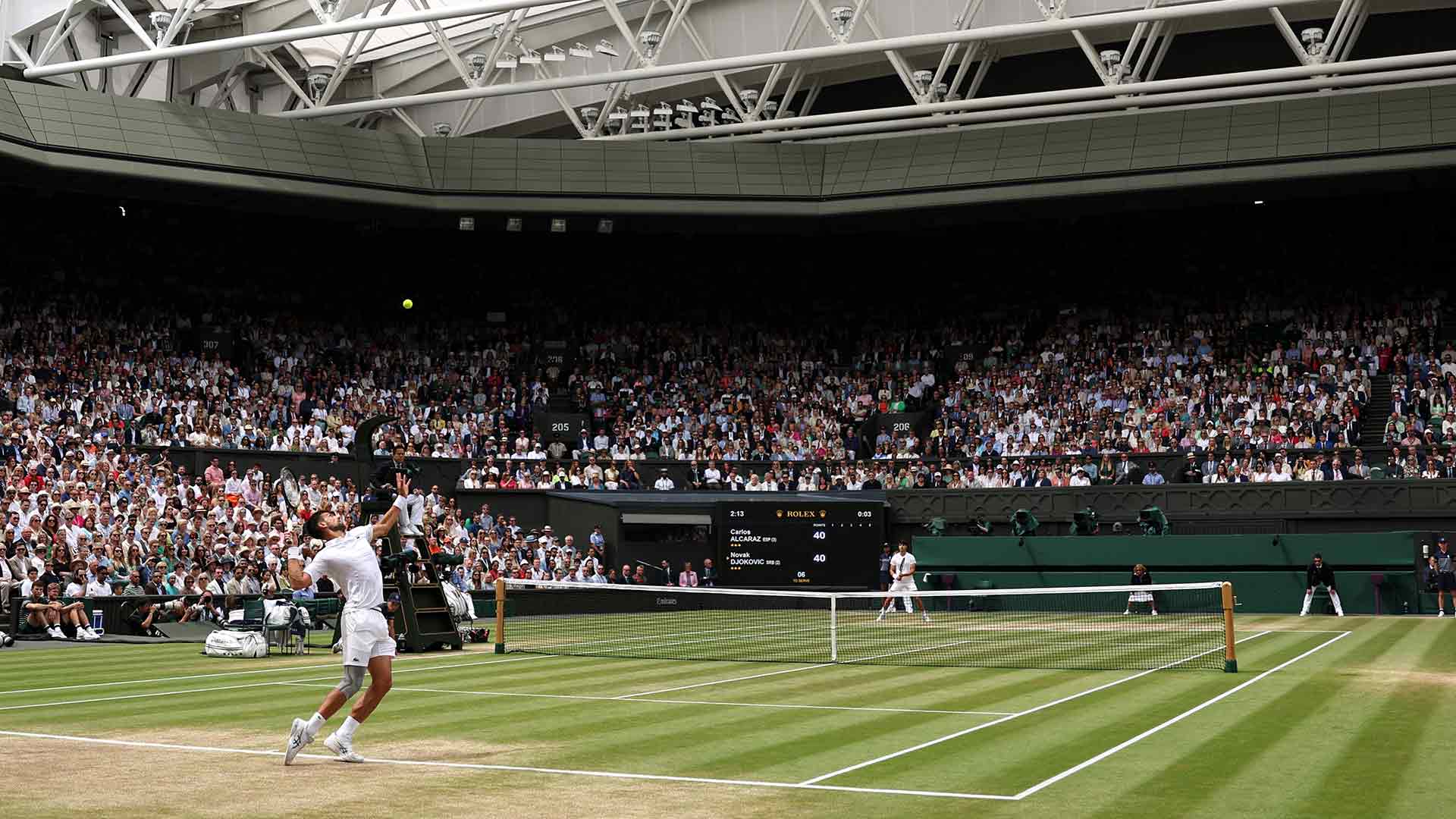 Who were the last direct entries into Wimbledon?
