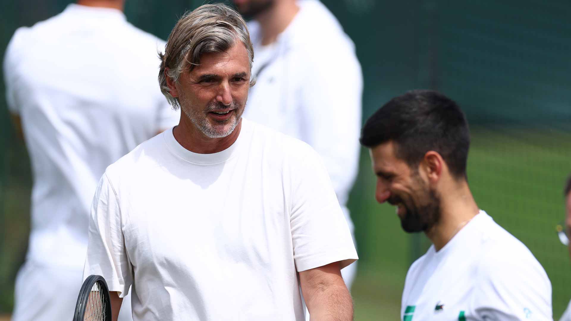 Djokovic & Ivanisevic back on court... with a twist!