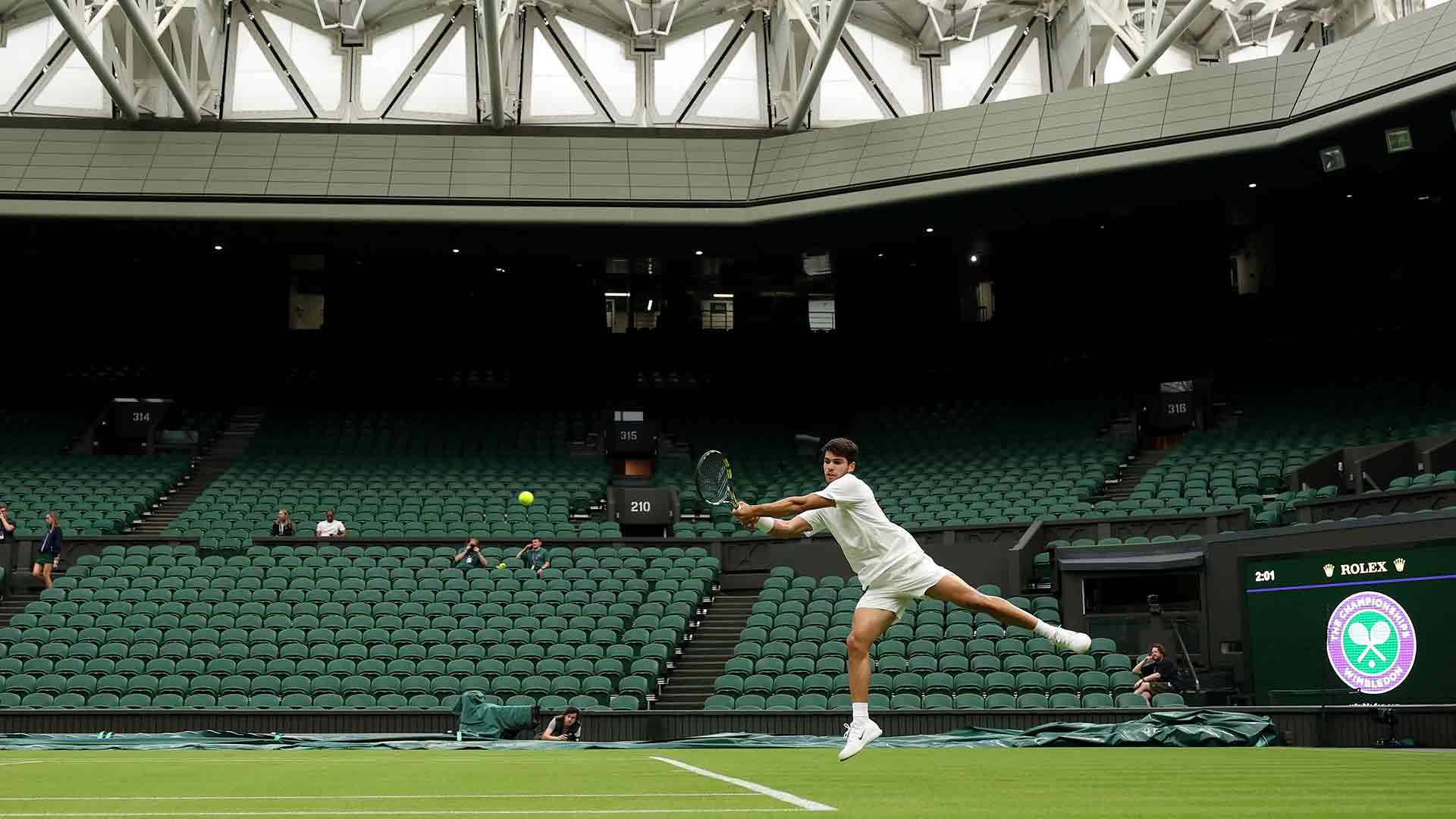 Alcaraz debuta con Fognini; Sinner y Djokovic comparten lado del cuadro en Wimbledon 