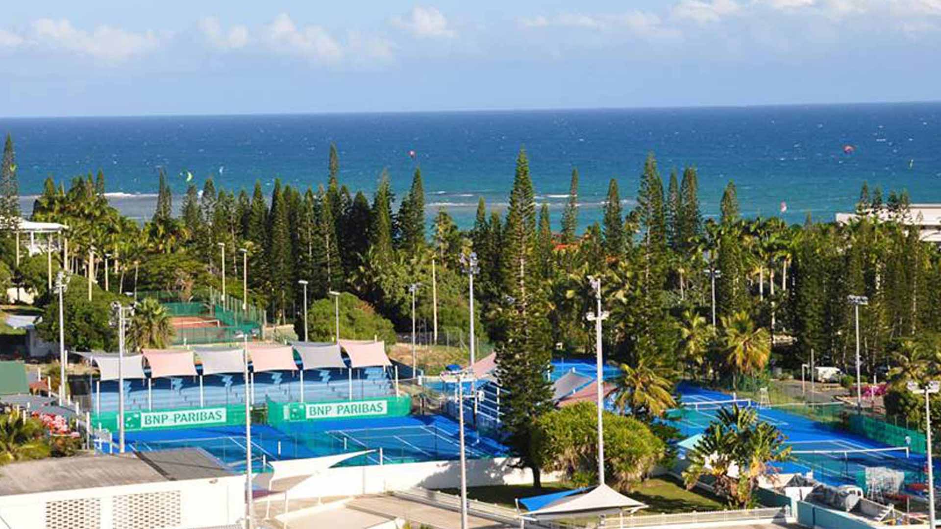 Ligue de Tennis de Nouvelle-Calédonie, host site of the Noumea Challenger.