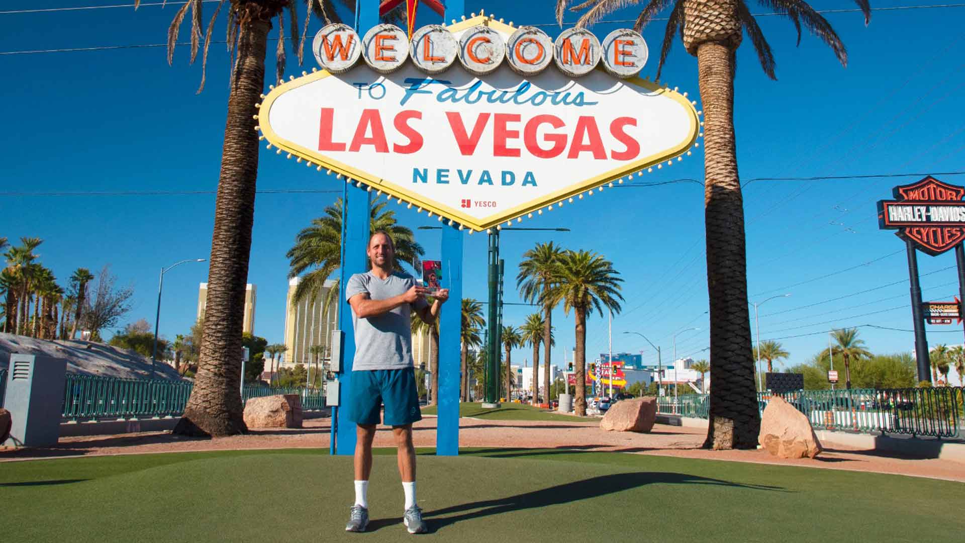 Tennys Sandgren is crowned champion at the 2022 Las Vegas Challenger.