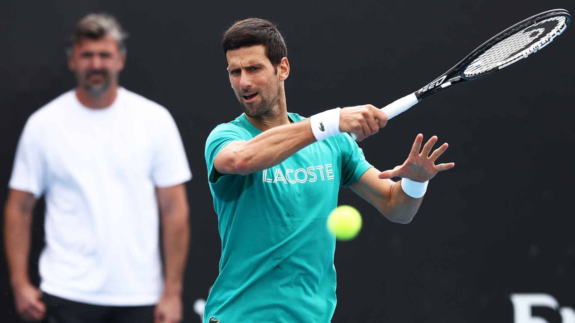 Novak Djokovic will face Jeremy Chardy in his first-round match at the Australian Open.