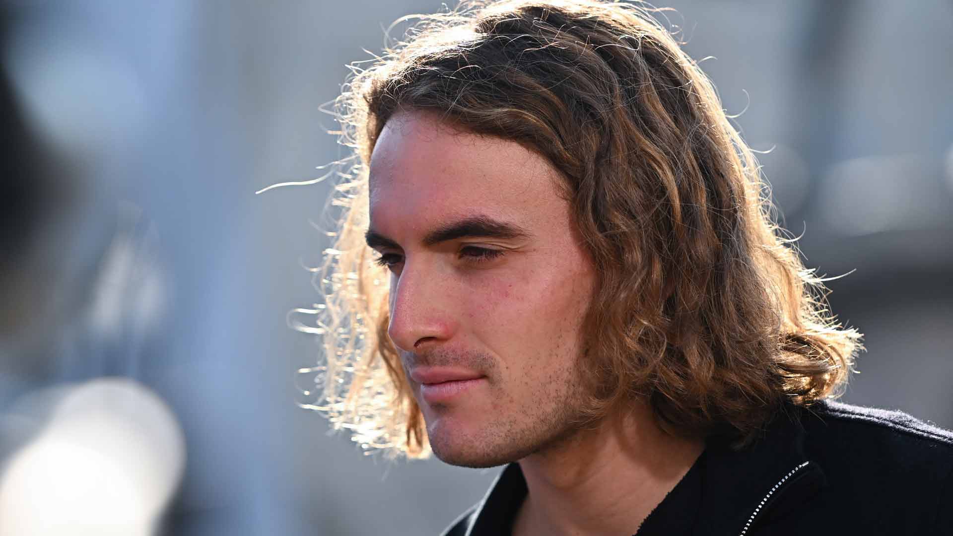 Stefanos Tsitsipas in Turin, Italy ahead of the 2022 Nitto ATP Finals.