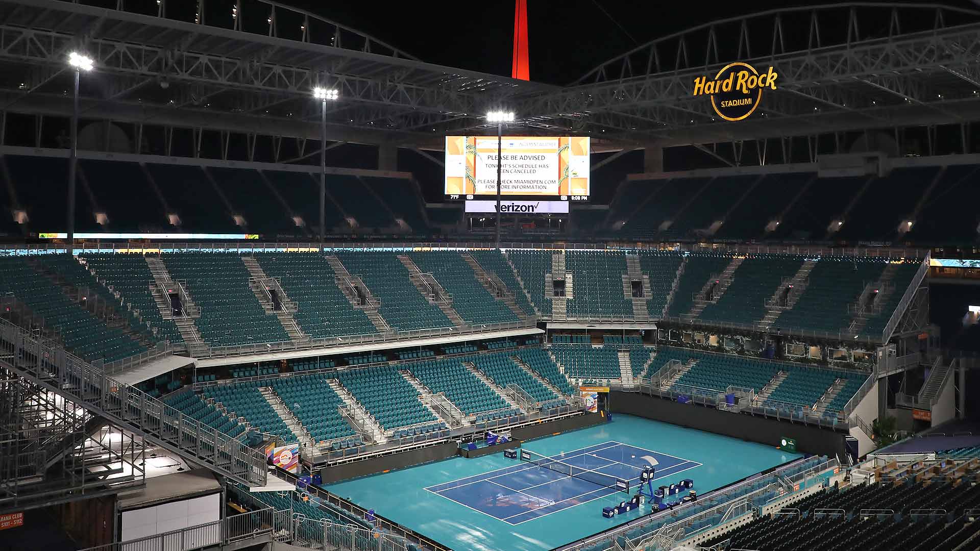 Miami Open tennis Rain