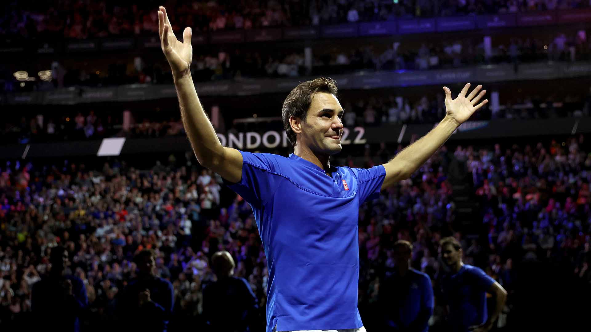 Roger Federer says his final farewell to fans at The O2.