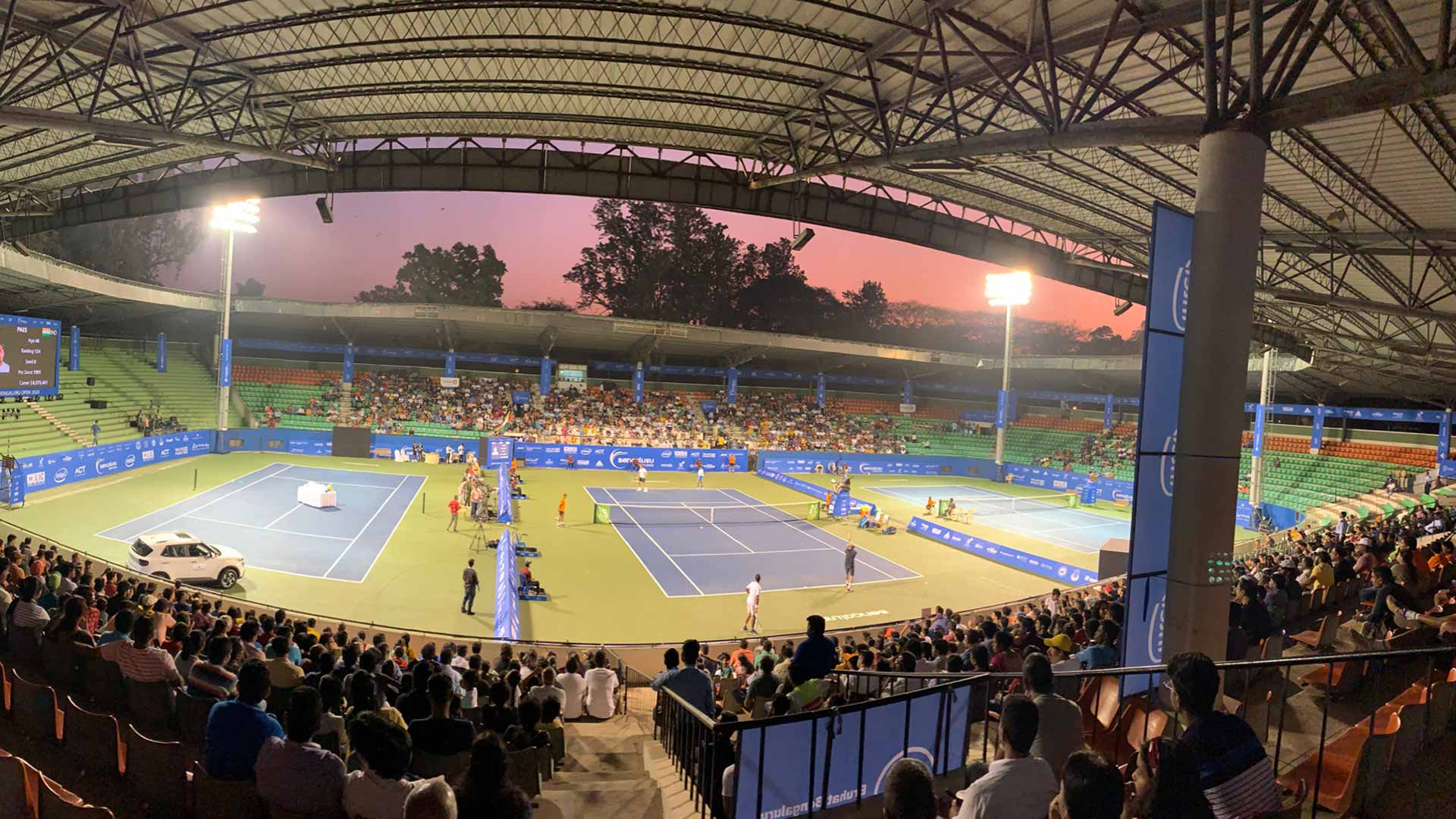 [1] Jeevan Nedunchezhiyan (IND) / Purav Raja (IND) vs Jay Clarke (GBR) / Marc Polmans (AUS)