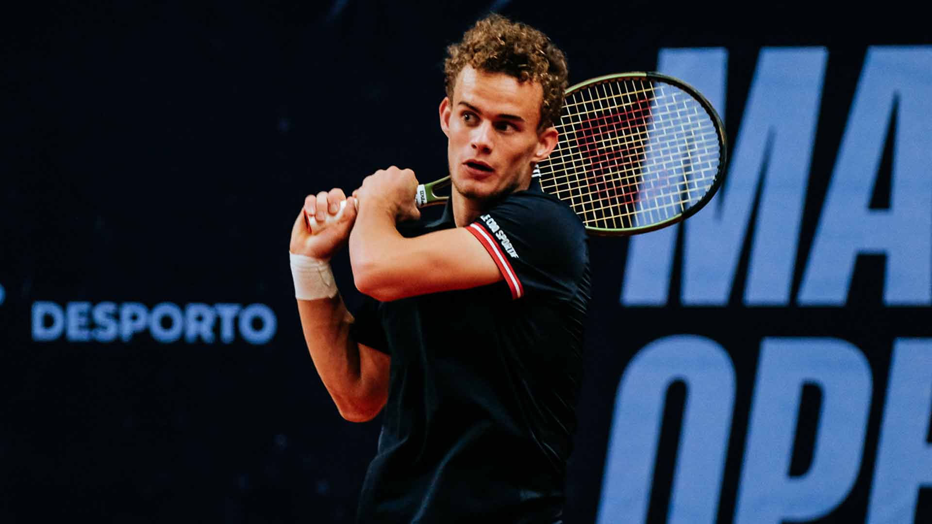 Luca Van Assche in action at the 2022 Maia Challenger.