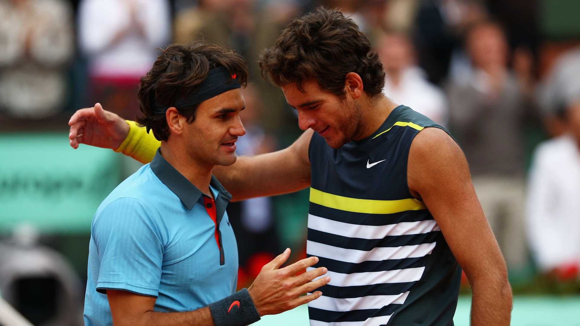 Roger Federer and Juan Martin del Potro