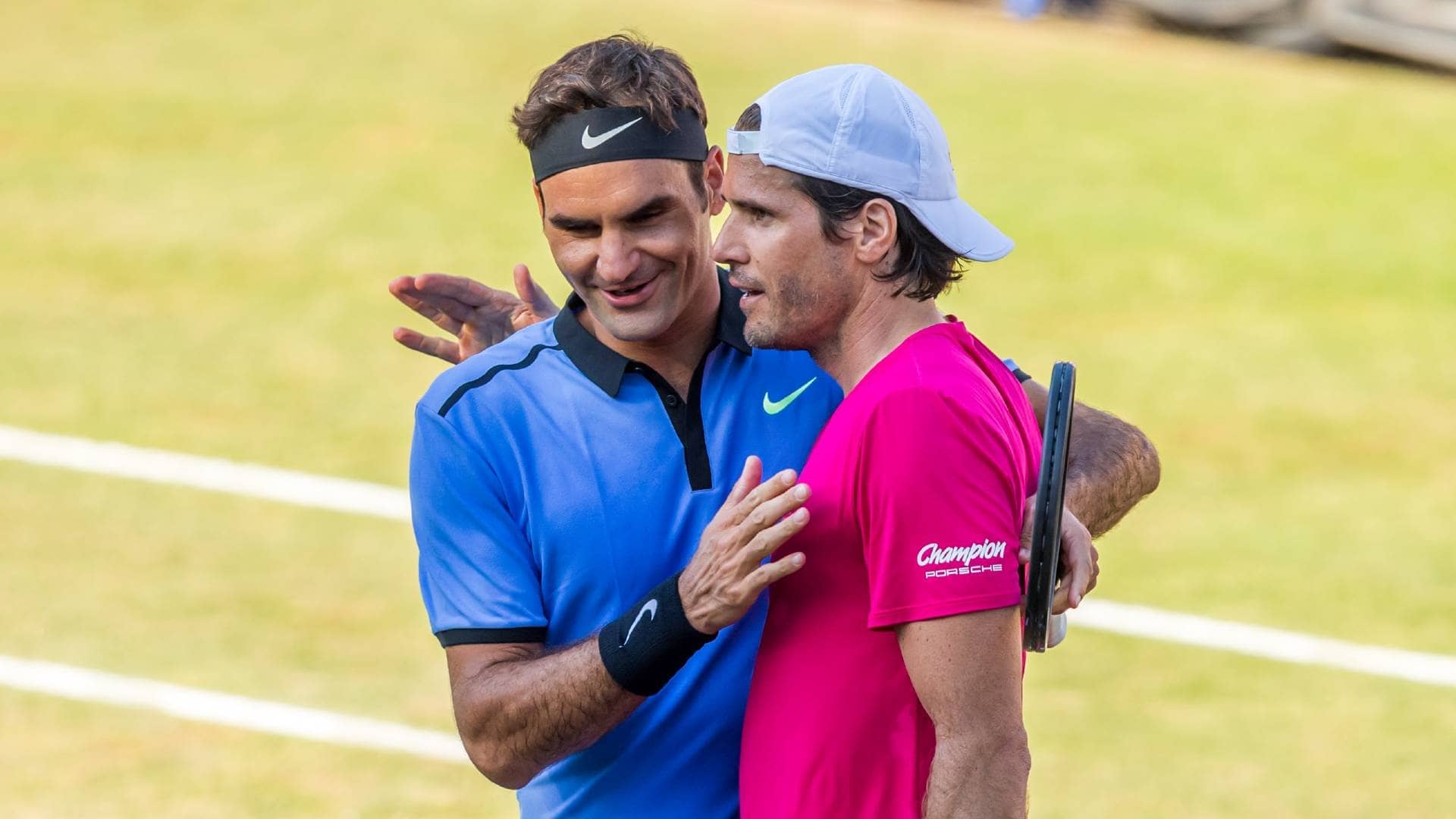 Roger Federer and Tommy Haas