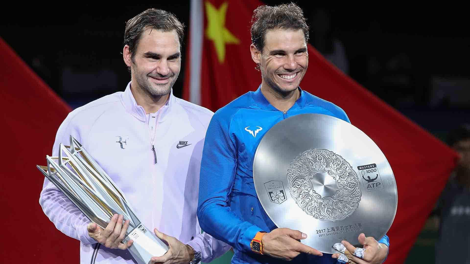 Roger Federer and Rafael Nadal contested their first final in Asia at the 2017 Rolex Shanghai Masters.