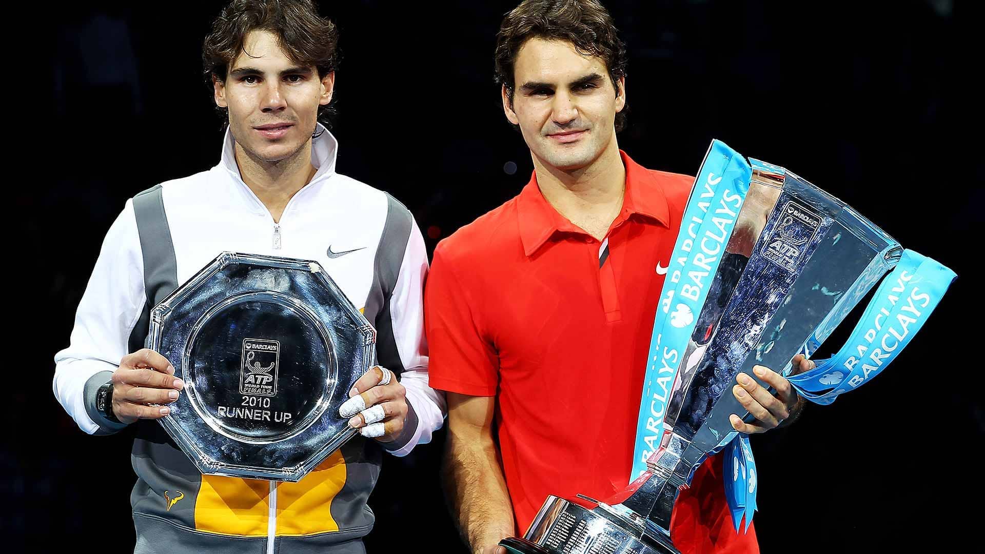 Rafael Nadal and Roger Federer conclude the 2010 season by meeting in the championship match of the Barclays ATP World Tour Finals.