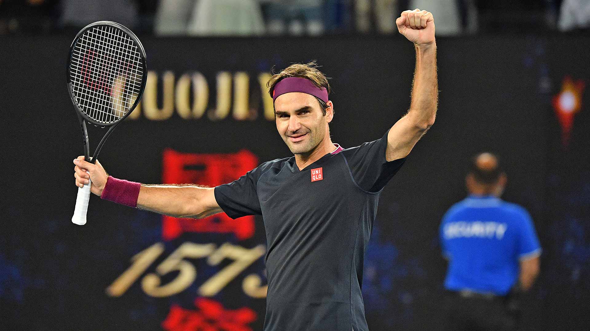 Roger Federer rallies from 4-8 in the deciding set match tie-break to reach the Australian Open fourth round.