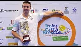 Igor Sijsling claimed his first ATP Challenger Tour title since 2012, on the hard courts of Brescia, Italy.