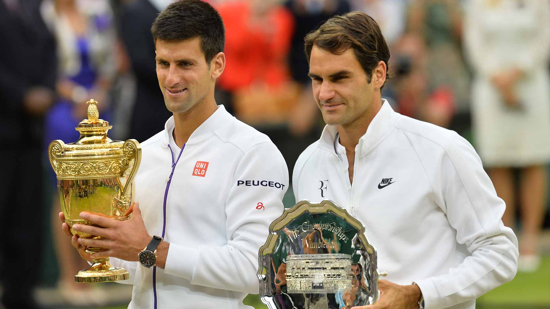 whisky Straat lezer History Of Roger Federer v Novak Djokovic At Wimbledon | ATP Tour | Tennis