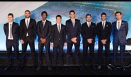 The Top 8 participate in the launch of the 2016 Barclays ATP World Tour Finals on Thursday.