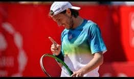 Lucas Pouille está en su primera final ATP World Tour.