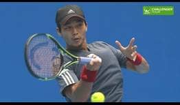 Yen-Hsun Lu made a winning return at the ATP Challenger Tour event in Seoul.