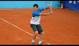 Dominic Thiem downs Andreas Seppi to advance to the semi-finals.