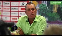 Ivan Lendl has spent this week promoting the ATP Challenger Tour event in Prostejov.