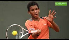 Felix Auger-Aliassime returns to the site of his ATP Challenger Tour breakthrough in Granby.