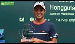 Hiroki Moriya notches the Istanbul Challenger title with a three-set victory over Hyeon Chung.