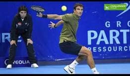 Tommy Robredo continues his comeback from injury in Orleans.