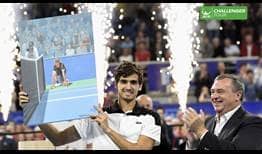 Pierre-Hugues Herbert wins his fourth ATP Challenger Tour title in Orleans, France.