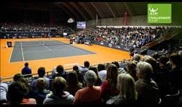 The ATP Challenger Tour event in Mons enjoys packed crowds each year.