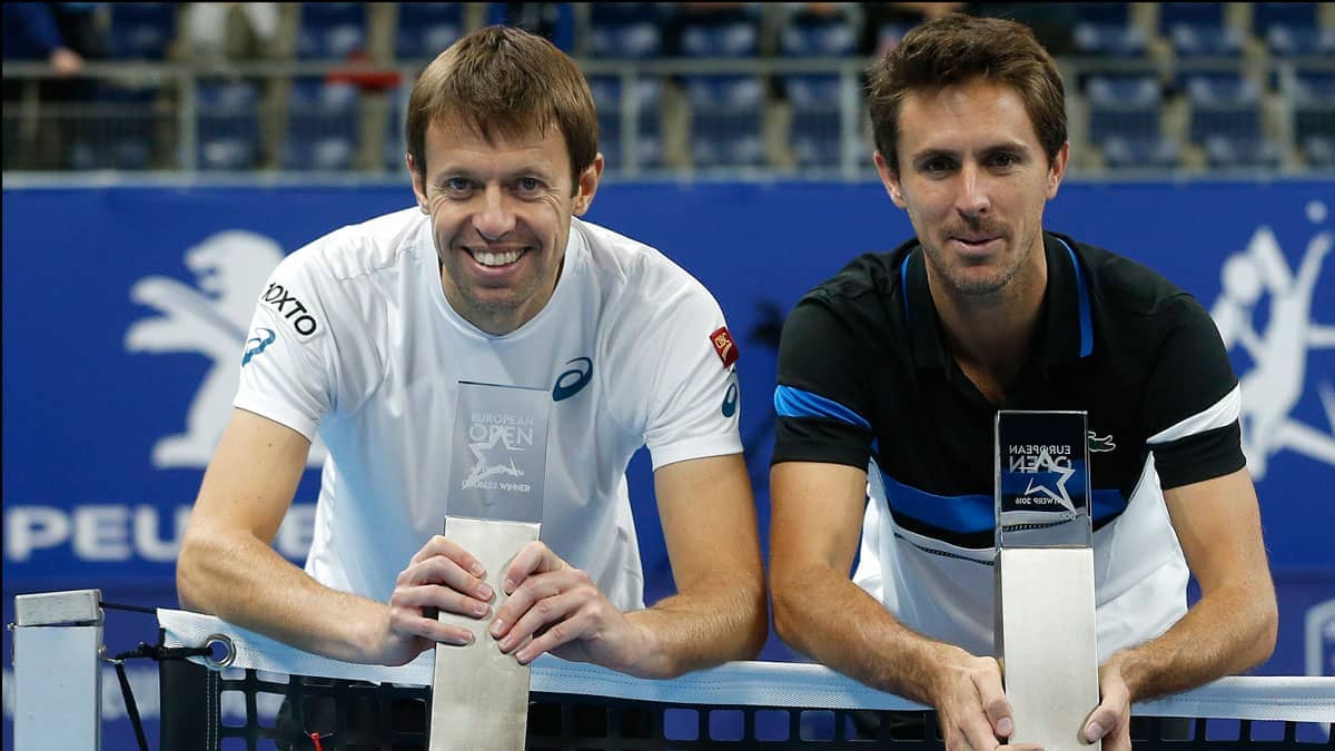 Daniel Nestor and Edouard Roger-Vasselin picked up their second title as a team this year in Antwerp.