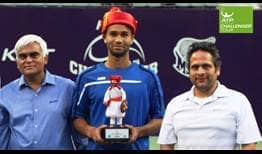 Sadio Doumbia captures his maiden ATP Challenger Tour title in Pune.