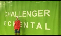 Alex De Minaur is enjoying a breakthrough week at the ATP Challenger Tour event in Eckental.