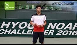 #NextGen star Hyeon Chung wins his second ATP Challenger Tour title of 2016 in Kobe.