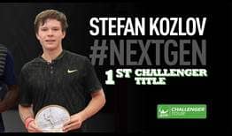 Stefan Kozlov won his maiden ATP Challenger Tour title in Columbus.