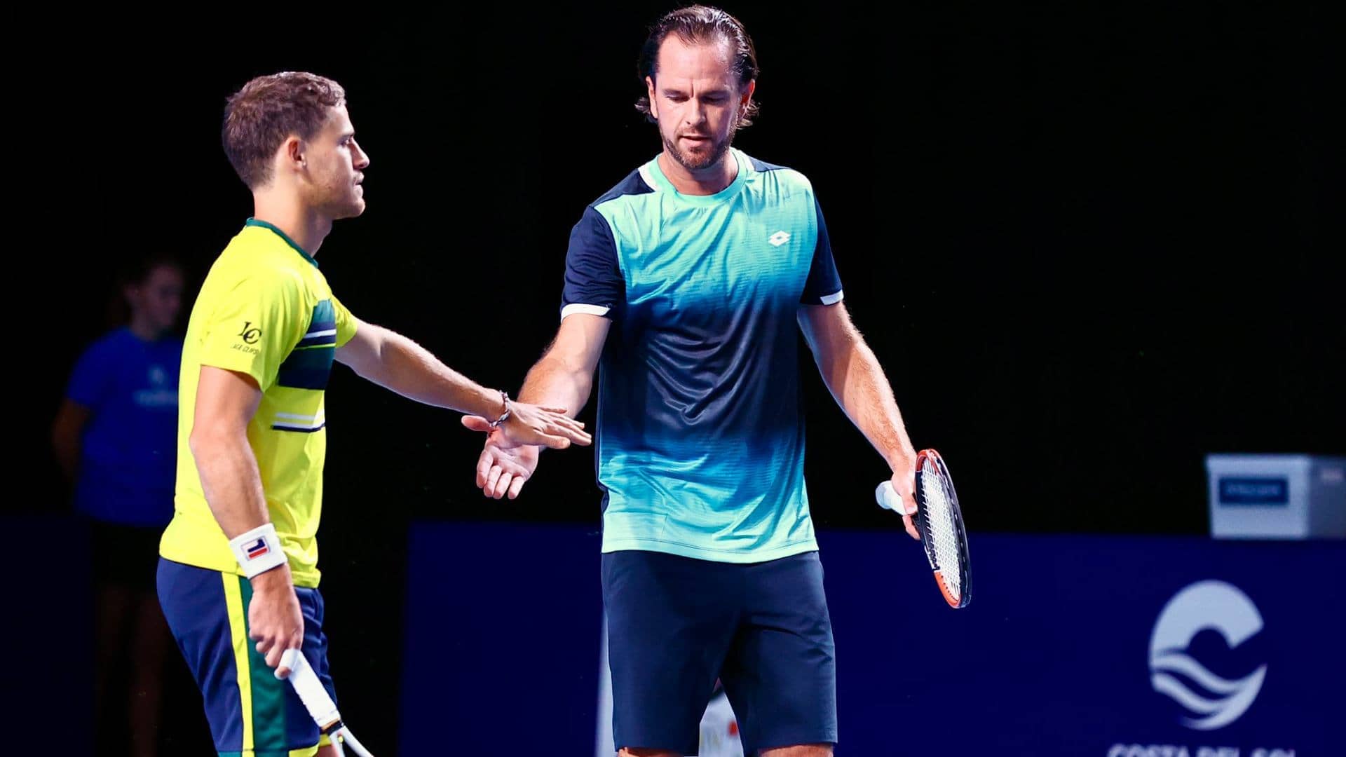 Diego Schwartzman y Xavier Malisse avanzan a segunda ronda en el cuadro de dobles en Amberes.