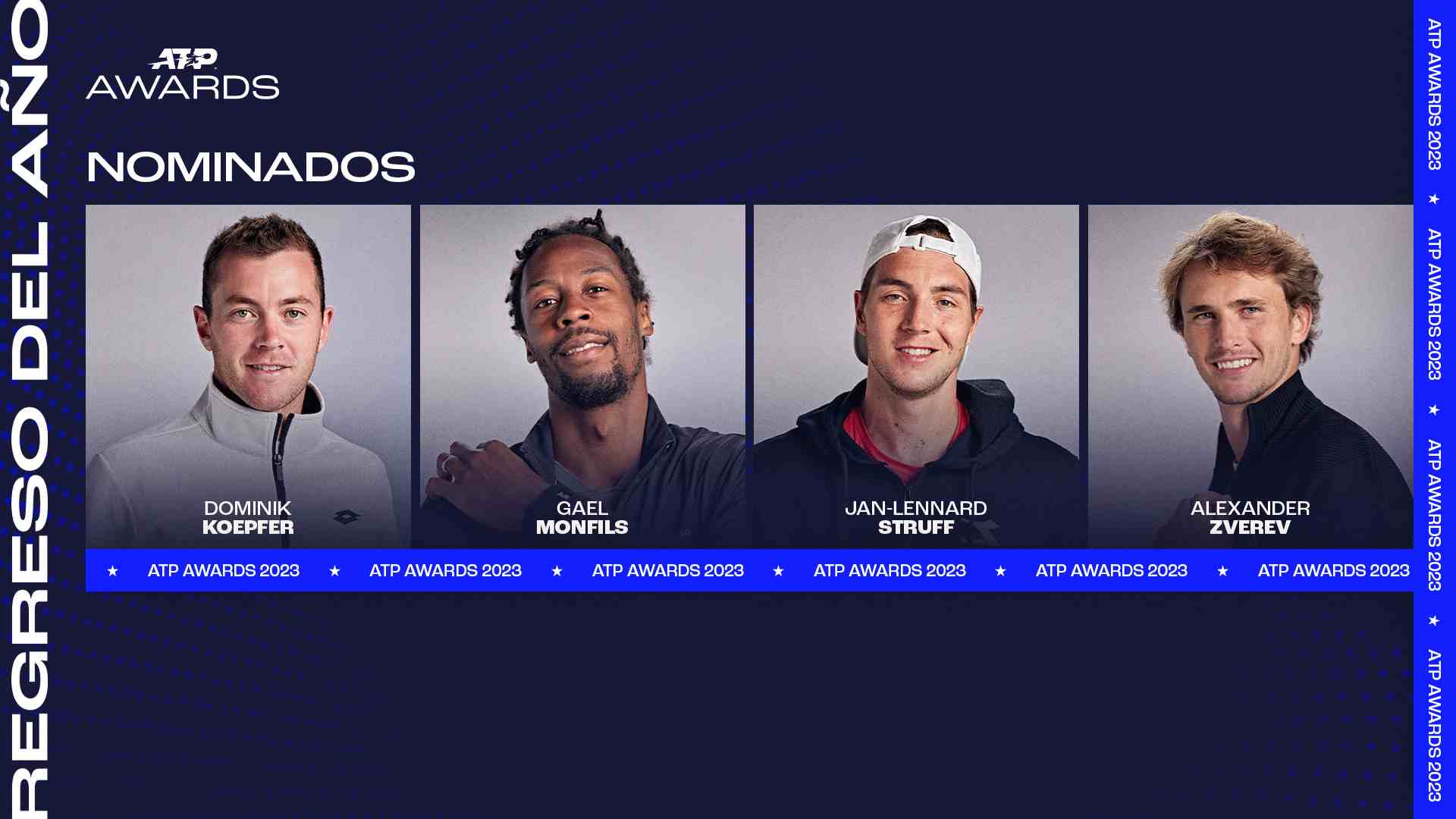 Los Nominados Al Regreso Del Año: Koepfer, Monfils, Struff Y Zverev