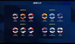 Los cuadros de la ATP Cup 2021, que se disputará la semana antes del Abierto de Australia.