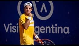 Sebastián Báez, cuartofinalista la semana pasada en Córdoba, debuta con triunfo en el Argentina Open.